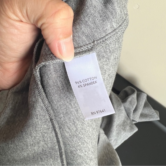 J Jill Gray Ponte Knit Sweater Stretch Career Blazer - Picture 4 of 4